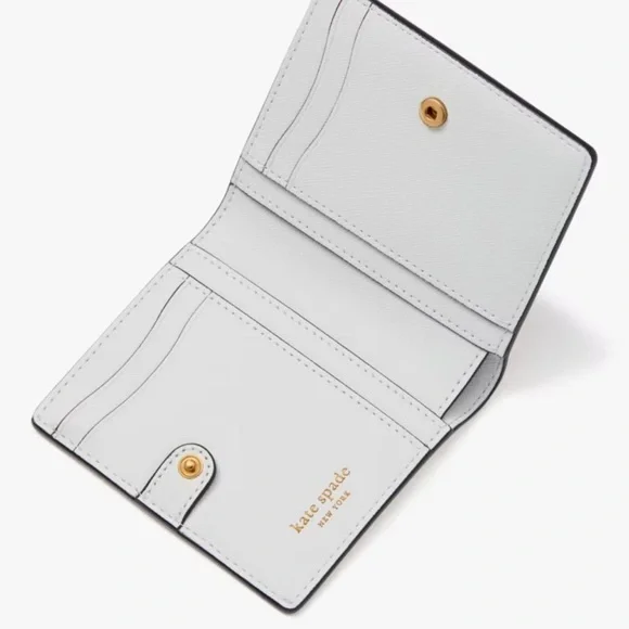 Kate Spade NEW Morgan Matchbox Embossed Small Bifold Wallet - Picture 3 of 7